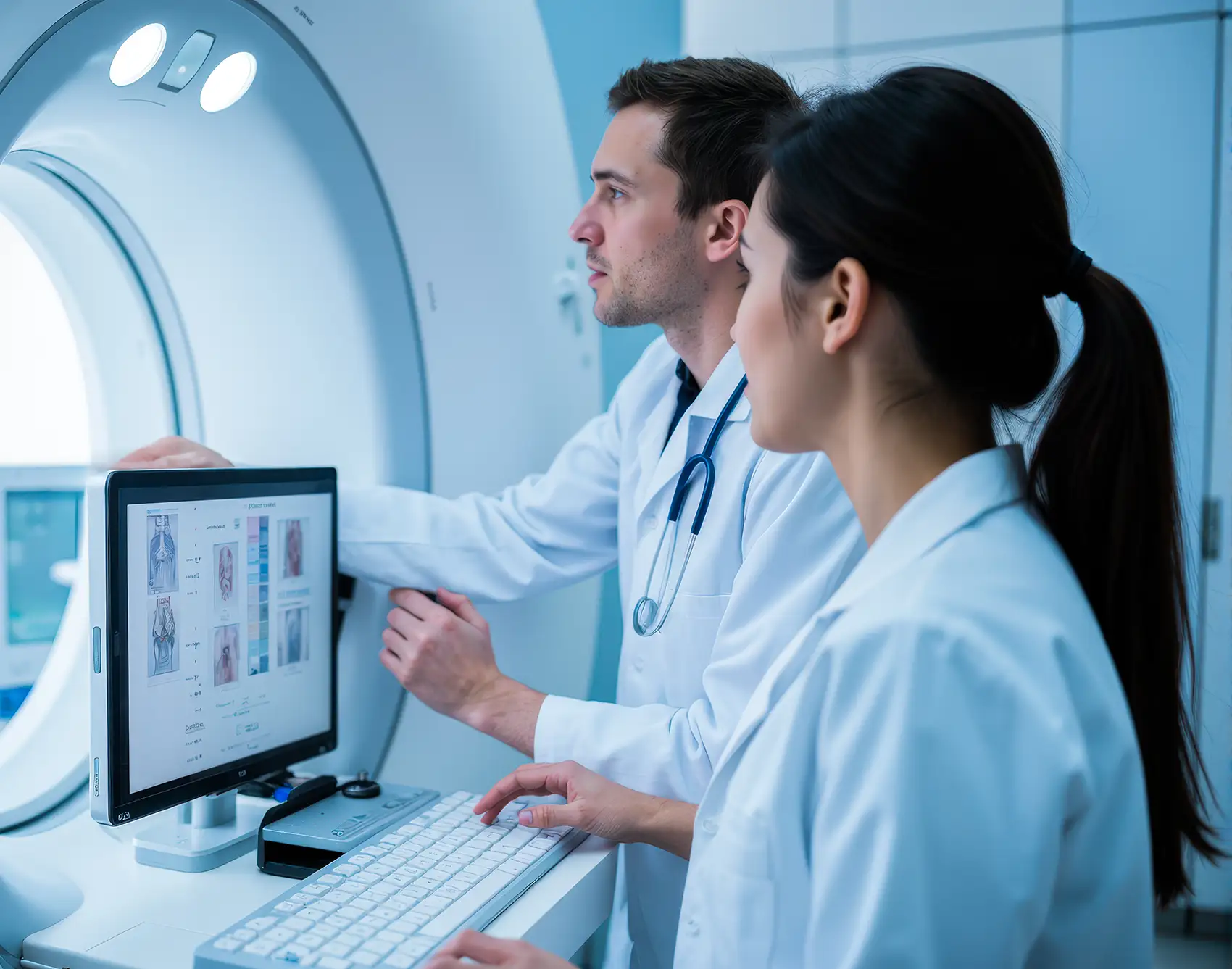 AdobeStock_1355994477 copy medical equipment, advanced technology, MRI scanner